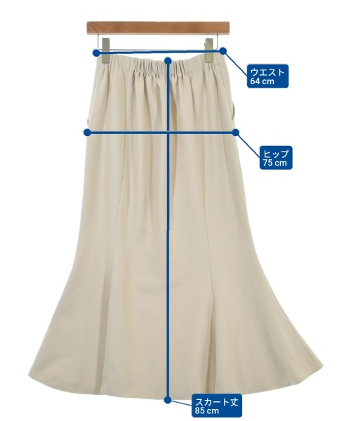 FRAY I.D（フレイアイディー）ロング・マキシ丈スカート ベージュ サイズ:ONE レディース/2200635720047