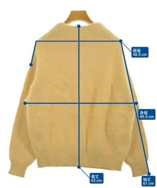 FRAY I.D（フレイアイディー）ニット・セーター 黄 サイズ:F レディース/2200594229247