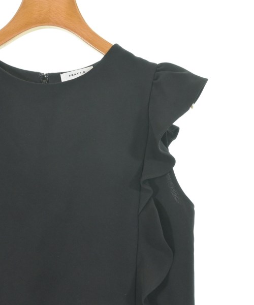 FRAY I.D（フレイアイディー）カジュアルシャツ 黒 サイズ:0(S位) レディース/2200619786045