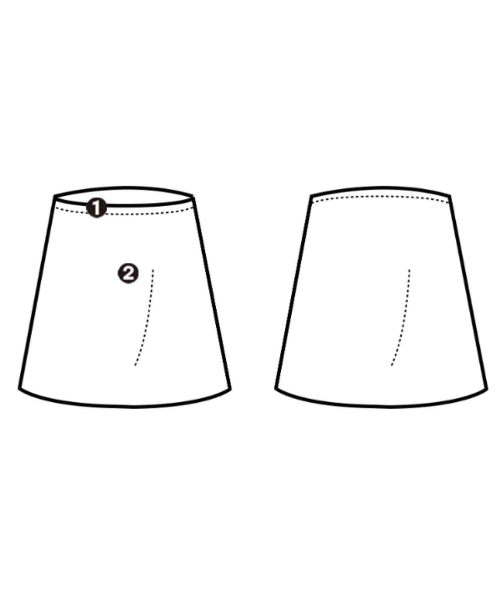 FRAY I.D（フレイアイディー）ロング・マキシ丈スカート 黒 サイズ:0(S位) レディース/2200638798111