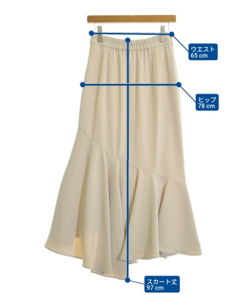 FRAY I.D（フレイアイディー）ロング・マキシ丈スカート ベージュ サイズ:1(M位) レディース/2200634982019