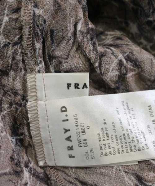 FRAY I.D（フレイアイディー）ワンピース 茶 サイズ:0(S位) レディース/2200613995085