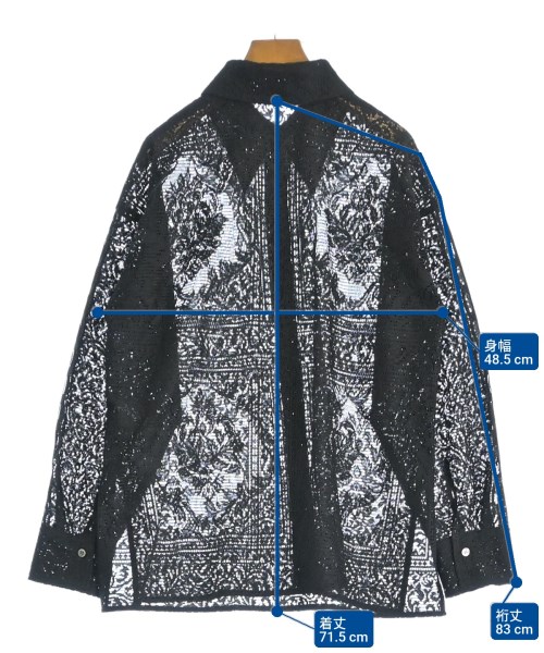 FRAY I.D（フレイアイディー）ブラウス 黒 サイズ:0(S位) レディース/2200623865057