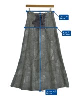 FRAY I.D（フレイアイディー）ロング・マキシ丈スカート グレー サイズ:0(S位) レディース/2200626191030