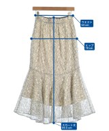 FRAY I.D（フレイアイディー）ロング・マキシ丈スカート ベージュ サイズ:1(M位) レディース/2200630081037