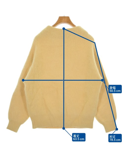 FRAY I.D（フレイアイディー）ニット・セーター 黄 サイズ:F レディース/2200623191033