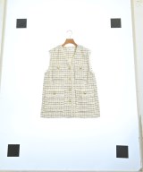 FRAY I.D（フレイアイディー）ノーカラージャケット 白 サイズ:0(S位) レディース/2200625408351