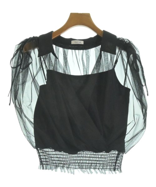 FRAY I.D(フレイアイディー)ブラウス 黒 サイズ:F/2200635002037