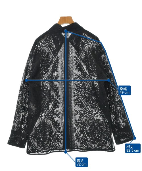 FRAY I.D（フレイアイディー）カジュアルシャツ 黒 サイズ:0(S位) レディース/2200623204016