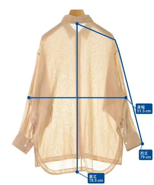 FRAY I.D（フレイアイディー）カジュアルシャツ ベージュ サイズ:F レディース/2200623204023