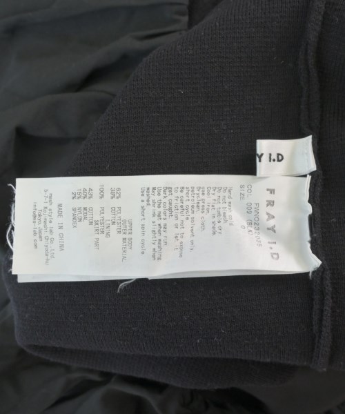 FRAY I.D（フレイアイディー）ワンピース 黒 サイズ:0(S位) レディース/2200615346021