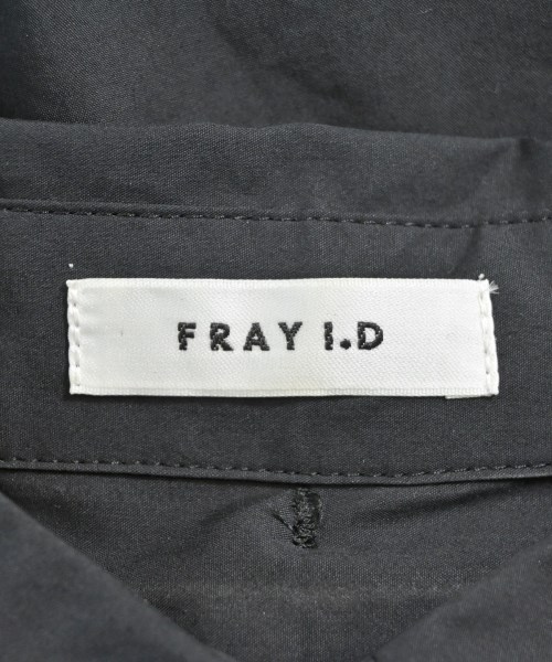 FRAY I.D（フレイアイディー）カジュアルシャツ 黒 サイズ:1(M位) レディース/2200632191024