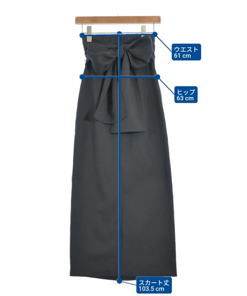 FRAY I.D（フレイアイディー）ロング・マキシ丈スカート 黒 サイズ:0(S位) レディース/2200632191031