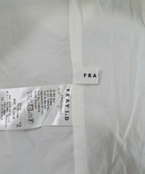 FRAY I.D（フレイアイディー）ブラウス 白 サイズ:F レディース/2200618673049