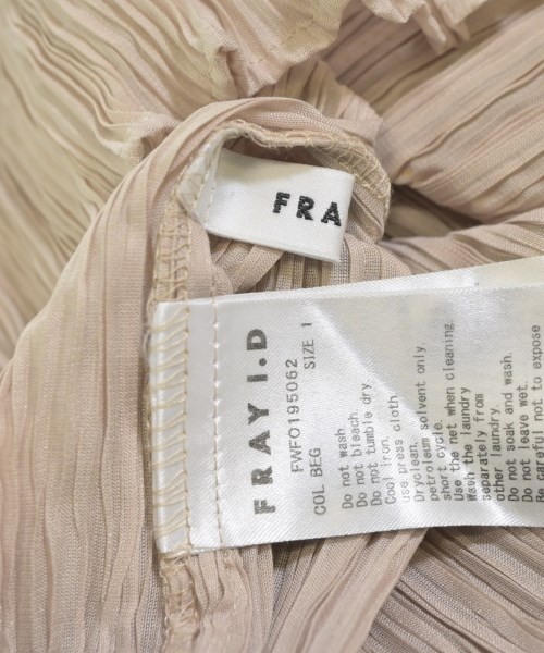FRAY I.D（フレイアイディー）ワンピース ベージュ サイズ:1(M位) レディース/2200630430026
