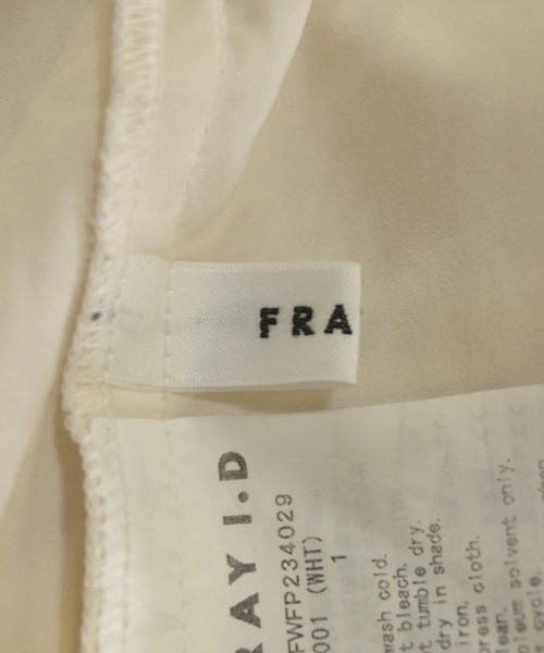 FRAY I.D（フレイアイディー）カーゴパンツ 白 サイズ:1(M位) レディース/2200630430033