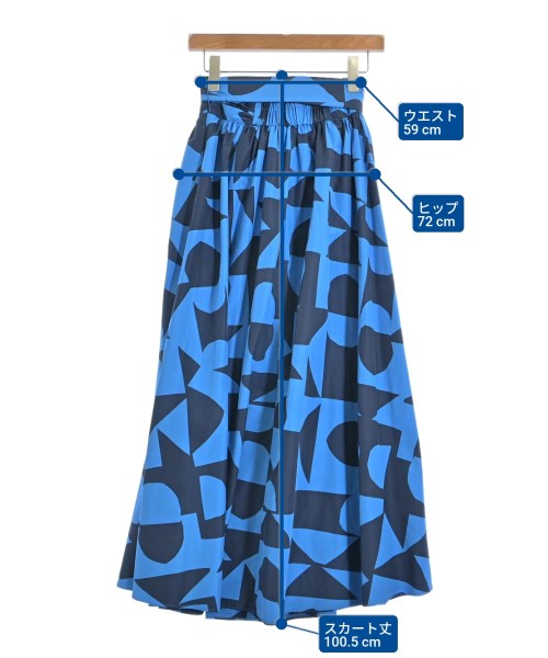 FRAY I.D（フレイアイディー）ロング・マキシ丈スカート 青 サイズ:1(M位) レディース/2200619519049