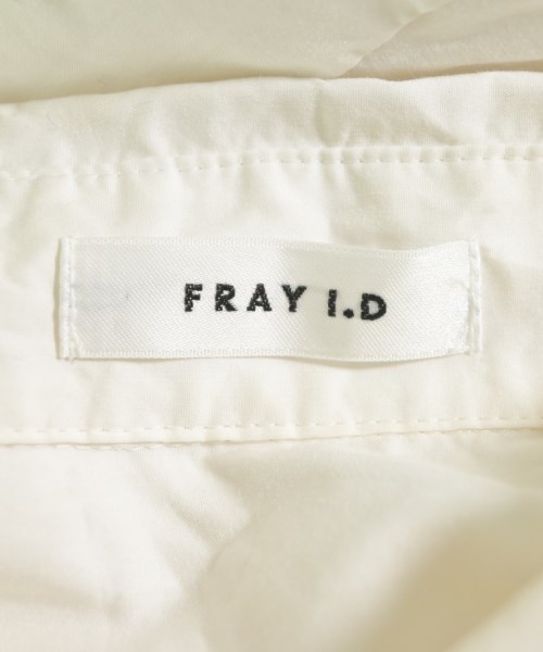 FRAY I.D（フレイアイディー）シャツワンピース 白 サイズ:0(S位) レディース/2200614800029