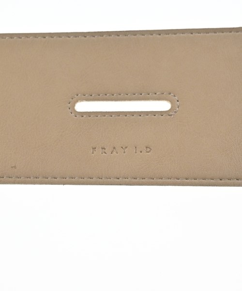 FRAY I.D（フレイアイディー）ベルト ベージュ サイズ:- レディース/2200616785195