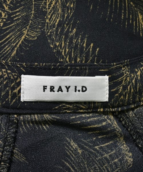 FRAY I.D（フレイアイディー）カジュアルシャツ 黒 サイズ:1(M位) レディース/2200615286303