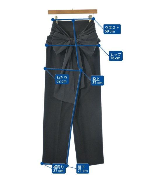 FRAY I.D（フレイアイディー）スラックス 黒 サイズ:1(M位) レディース/2200619157012