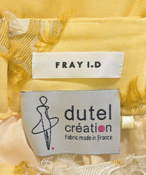 FRAY I.D（フレイアイディー）ロング・マキシ丈スカート 黄 サイズ:0(S位) レディース/2200619292034