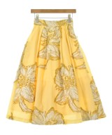 FRAY I.D（フレイアイディー）ロング・マキシ丈スカート 黄 サイズ:0(S位) レディース/2200619292034