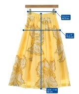 FRAY I.D（フレイアイディー）ロング・マキシ丈スカート 黄 サイズ:0(S位) レディース/2200619292034