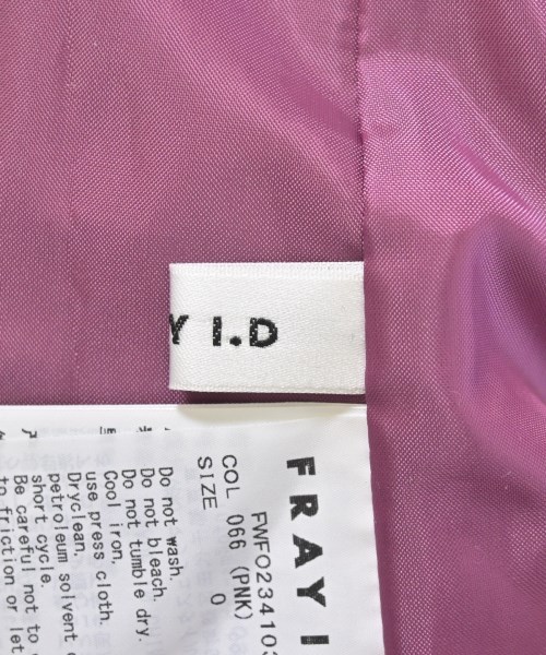 FRAY I.D（フレイアイディー）ワンピース ピンク サイズ:0(S位) レディース/2200619292089