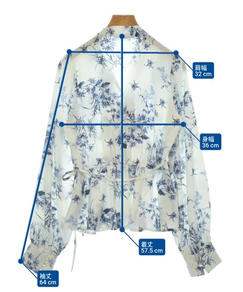 FRAY I.D（フレイアイディー）ブラウス 白 サイズ:F レディース/2200619899011