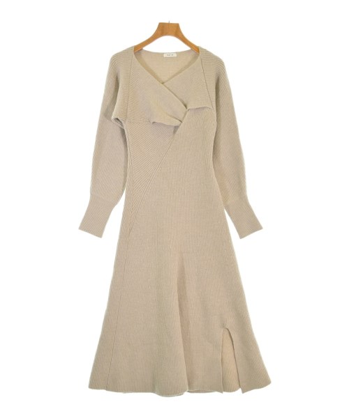 FRAY I.D(フレイアイディー)ワンピース ベージュ サイズ:ONE/2200658336041