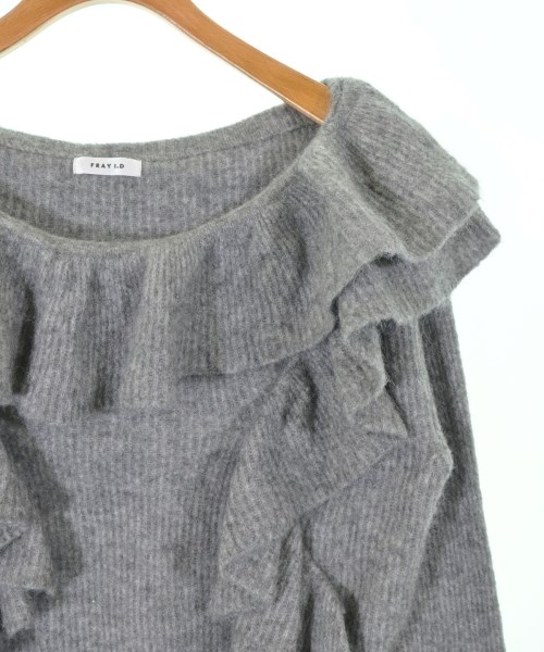 FRAY I.D（フレイアイディー）ニット・セーター グレー サイズ:F レディース/2200668239066