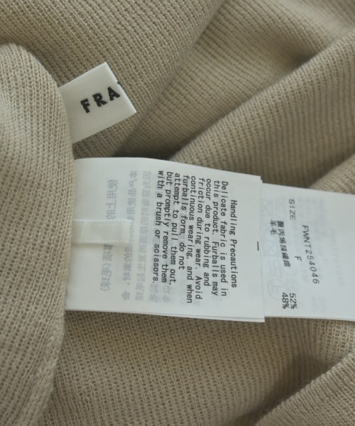 FRAY I.D（フレイアイディー）ニット・セーター ベージュ サイズ:ONE レディース/2200673145024