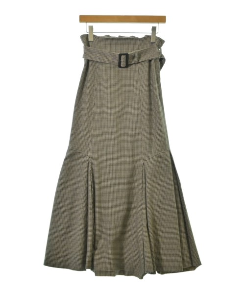 FRAY I.D(フレイアイディー)ロング・マキシ丈スカート 茶 サイズ:1(M位)/2200670081011