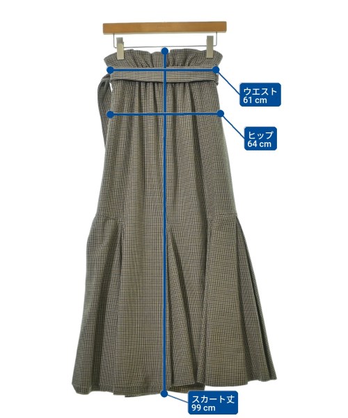 FRAY I.D（フレイアイディー）ロング・マキシ丈スカート 茶 サイズ:1(M位) レディース/2200670081011