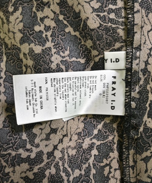 FRAY I.D（フレイアイディー）ワンピース 黒 サイズ:0(S位) レディース/2200663193028