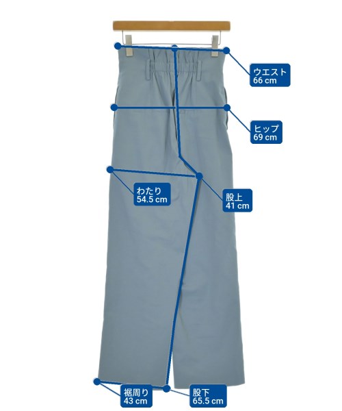 FRAY I.D（フレイアイディー）スラックス 青 サイズ:0(S位) レディース/2200674632042