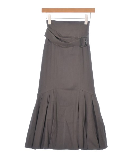 FRAY I.D(フレイアイディー)ロング・マキシ丈スカート 茶 サイズ:00(XS位)/2200670876075