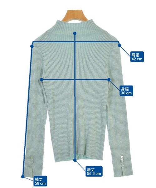 FRAY I.D（フレイアイディー）ニット・セーター 青 サイズ:ONE レディース/2200672163074