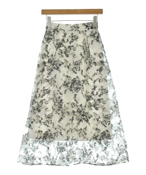 FRAY I.D(フレイアイディー)ロング・マキシ丈スカート 白 サイズ:0(S位)/2200679054047