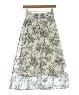 FRAY I.D（フレイアイディー）ロング・マキシ丈スカート 白 サイズ:0(S位) レディース/2200679054047