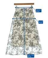 FRAY I.D（フレイアイディー）ロング・マキシ丈スカート 白 サイズ:0(S位) レディース/2200679054047