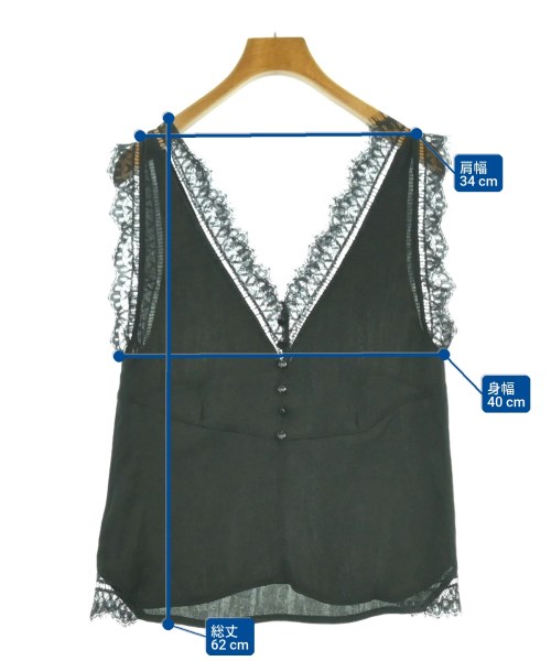 FRAY I.D（フレイアイディー）ブラウス 黒 サイズ:F レディース/2200679054115