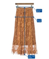 FRAY I.D（フレイアイディー）ロング・マキシ丈スカート オレンジ サイズ:0(S位) レディース/2200675751094