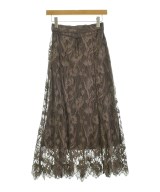 FRAY I.D（フレイアイディー）ロング・マキシ丈スカート 茶 サイズ:0(S位) レディース/2200675751100