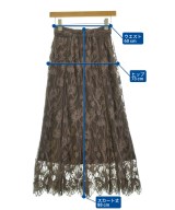 FRAY I.D（フレイアイディー）ロング・マキシ丈スカート 茶 サイズ:0(S位) レディース/2200675751100