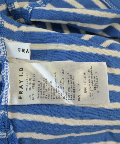 FRAY I.D（フレイアイディー）Tシャツ・カットソー 青 サイズ:F レディース/2200676726046
