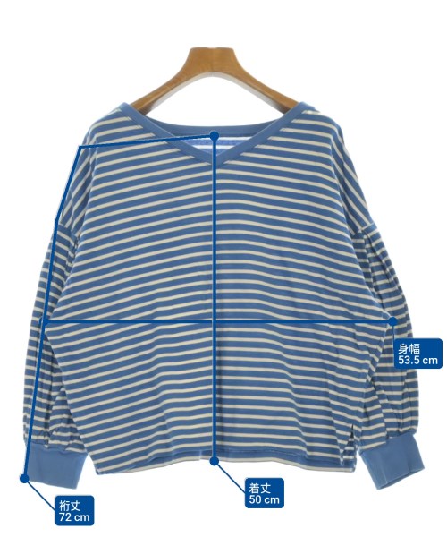 FRAY I.D（フレイアイディー）Tシャツ・カットソー 青 サイズ:F レディース/2200676726046