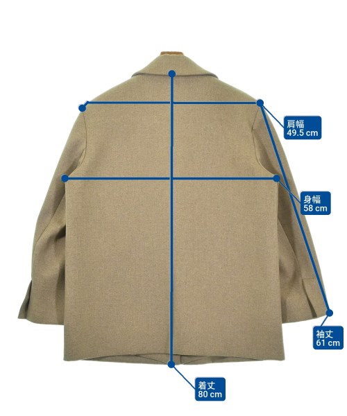 FRAY I.D（フレイアイディー）カジュアルジャケット ベージュ サイズ:1(M位) メンズ/2200680387066