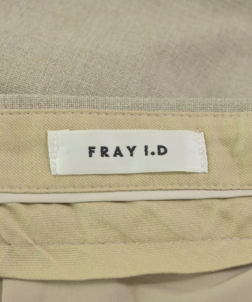 FRAY I.D（フレイアイディー）スラックス ベージュ サイズ:1(M位) レディース/2200693234012